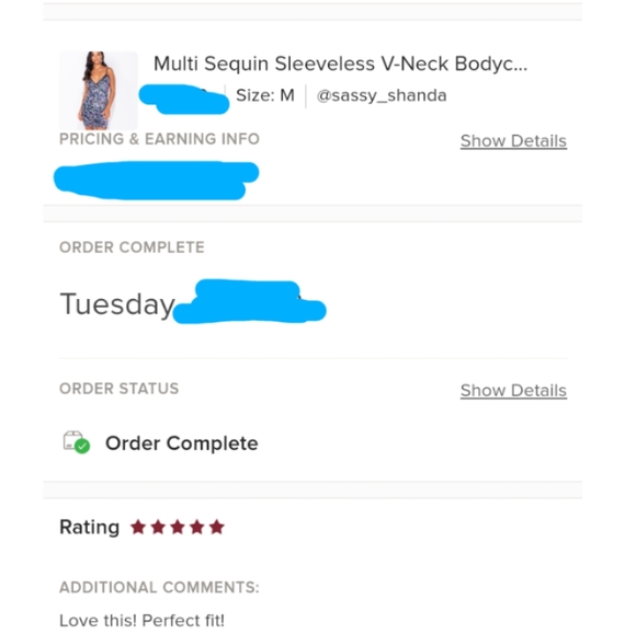 Purple Sequins Sleeveless V-Neck Bodycon Mini Dress - Picture 3 of 11